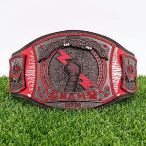 LASANI WWE CM Punk Chicago Flag Custom Championship Title Replica Belt